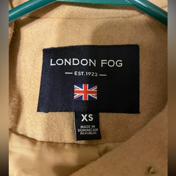 London Fog Tan Peacoat - Picture 2 of 4